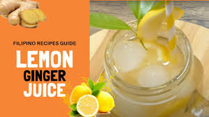 Lemon ginger juice